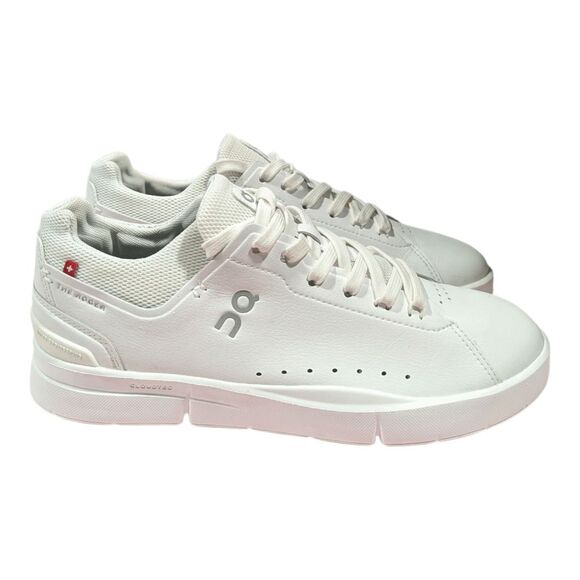 ON RUNNING The Roger Advantage 'White/White' Sneakers Size 7 - Picture 2 of 9